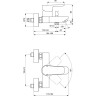Смеситель IDEAL STANDARD Ceraplan III B0718AA для ванны и душа
